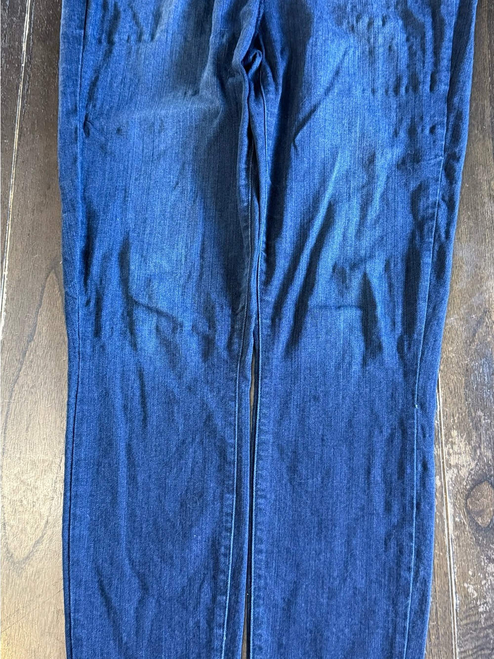 PAIGE Hoxton Ankle Harla Dark Indigo High-Rise Skinny Jeans Size 32x29 - Picture 2 of 8